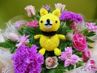 黄色の子犬｜「花の丘　カウベル」　（愛知県長久手市の花キューピット加盟店 花屋）のブログ
