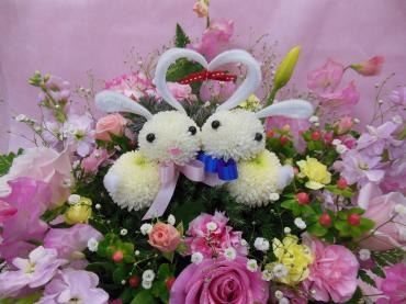 結婚御祝いはやっぱりペア｜「花の丘　カウベル」　（愛知県長久手市の花キューピット加盟店 花屋）のブログ