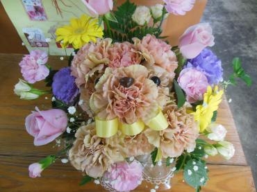 大きなお顔のテディベア｜「花の丘　カウベル」　（愛知県長久手市の花キューピット加盟店 花屋）のブログ