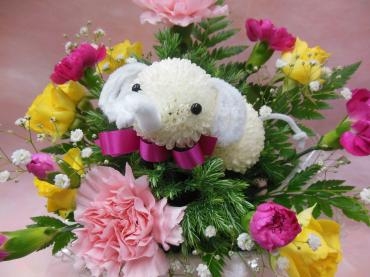 母の日のアニマル達No1｜「花の丘　カウベル」　（愛知県長久手市の花キューピット加盟店 花屋）のブログ