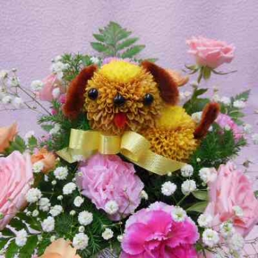 ぴんぽんわんこ(茶)